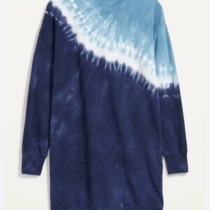 Old Navy Dip-Dyed French Terry Sweatshirt Shift Dress size S